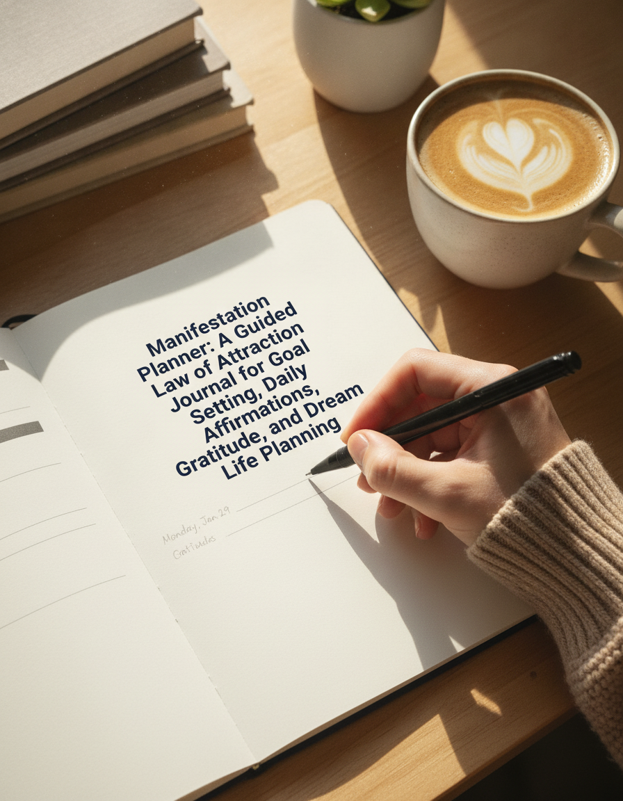 Manifestation Planner: A Guided Law of Attraction Journal for Daily Intentions, - Image 5