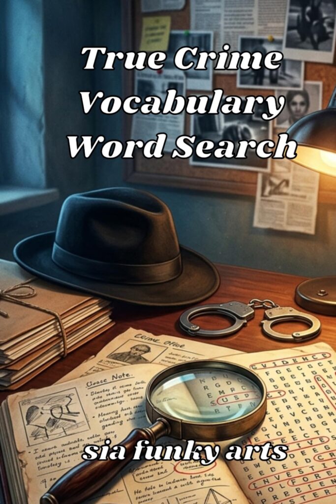 True Crime Vocabulary Word Search