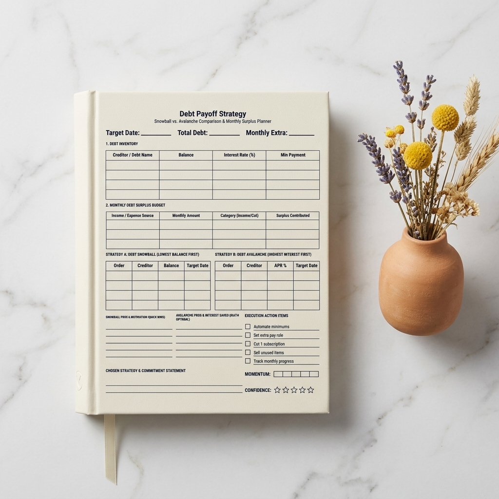 Debt Tracker Planner Log Book - Image 6