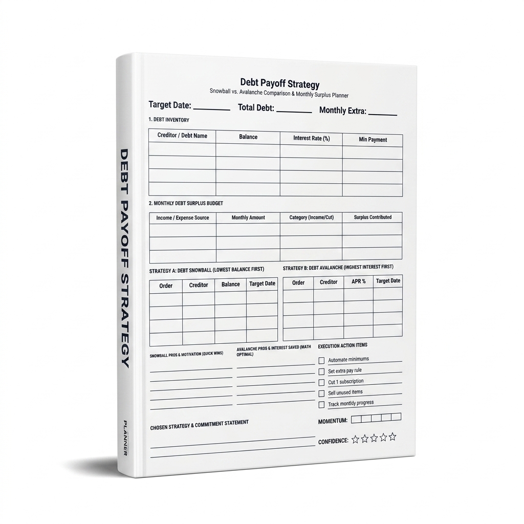 Debt Tracker Planner Log Book - Image 7