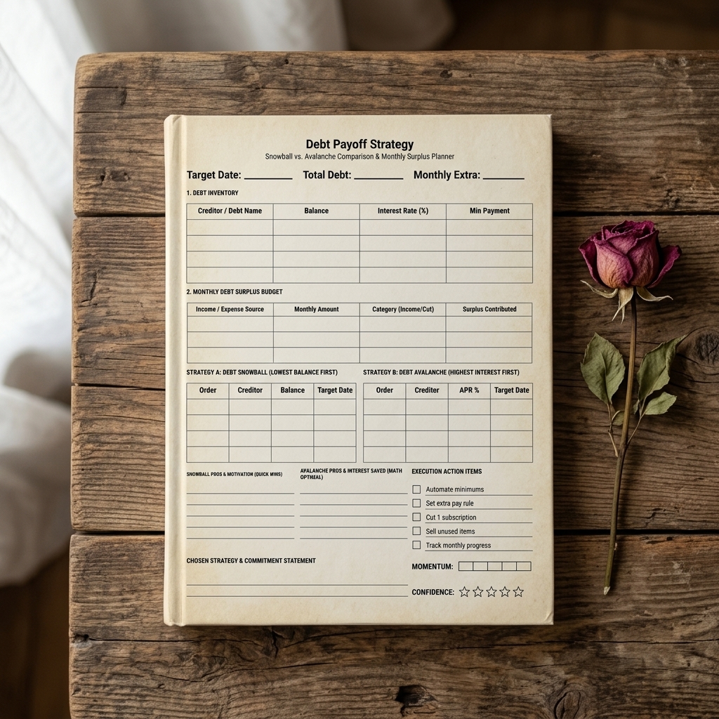Debt Tracker Planner Log Book - Image 4