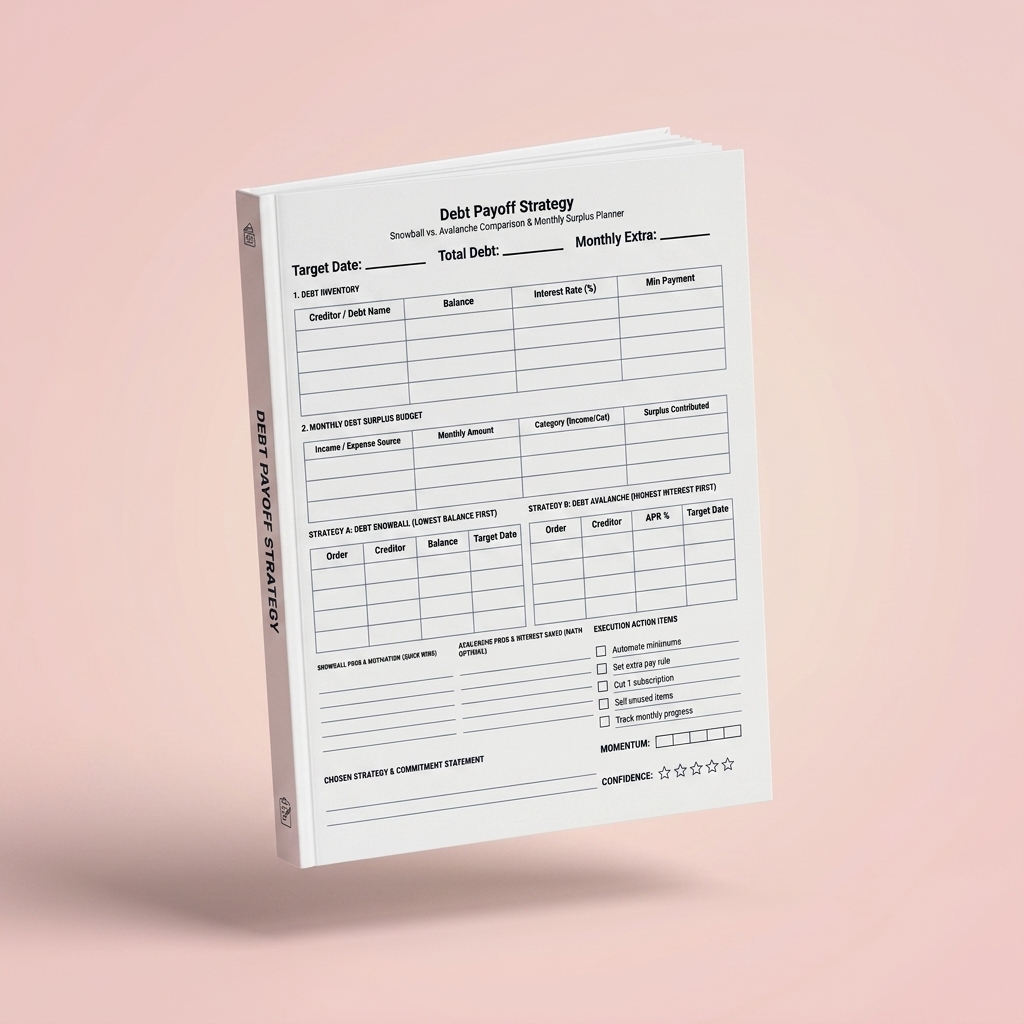 Debt Tracker Planner Log Book - Image 5